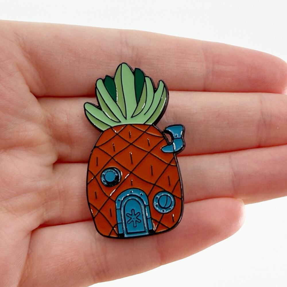 Spongebob Inspired Pineapple House Soft Enamel Pin